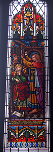 North aisle east window February 2012